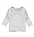 Mads Nørgaard Pullover - Tobinino - Off White Graumeliert