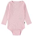 Mads Nørgaard Bodysuit l/s - Rib - Pink