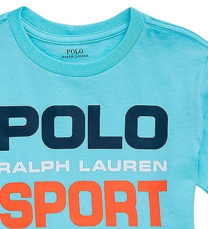 Polo Ralph Lauren 티셔츠 - 크롭 - 폴로셔츠 스포츠 - 라이트 블루 포함 Pr