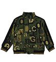Dolce & Gabbana Cardigan - Reborn To Live - Militärgrön m. Tryck