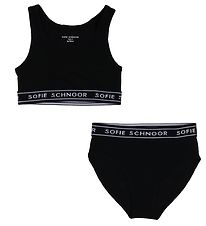 Petit by Sofie Schnoor Underwear - 2-Pack - Top/Hipsters - Black
