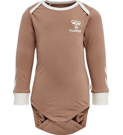 Hummel Bodysuit l/s - HmlMaule - Beaver Fur