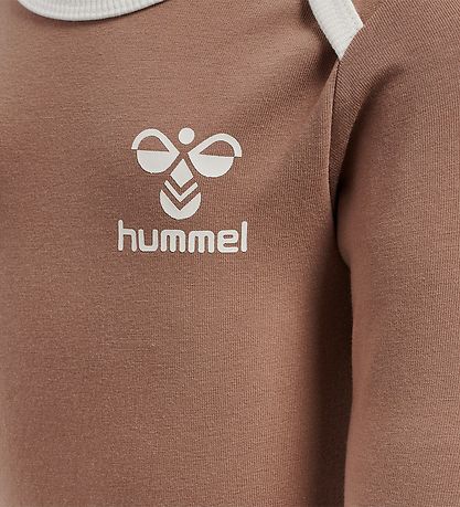 Hummel Bodysuit l/s - HmlMaule - Beaver Fur