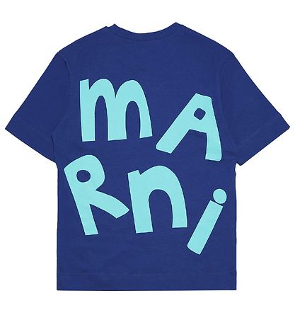 Marni T-shirt - Blue w. Turquoise