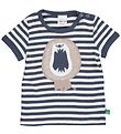 Freds World T-Shirt - Dier Stripe - Midnight