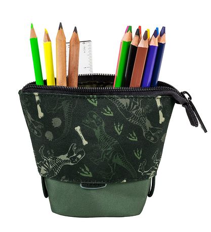 Jeva Pencil Case - Snap - Camo Dino