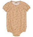 Wheat Summer Romper - Vilja - Barely Beige Small Flowers