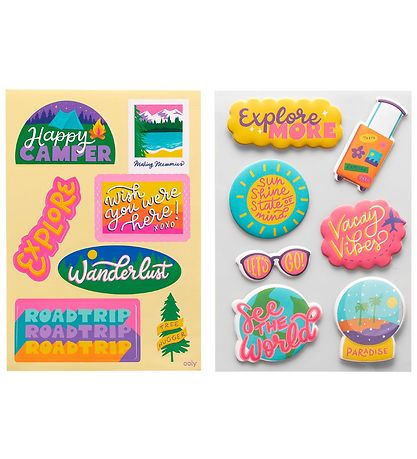 Ooly Stickers - 200+ pcs - Wanderlust