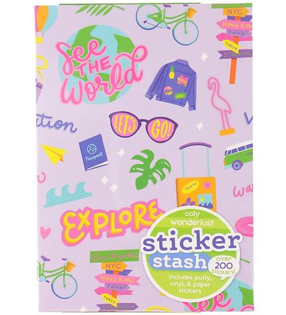 Ooly Stickers - 200+ pcs - Wanderlust