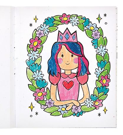 Ooly Colouring Book - 31 pages - Princesses & Fairies