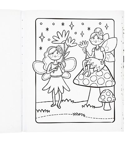 Ooly Colouring Book - 31 pages - Princesses & Fairies