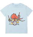 Stella McCartney Kids T-shirt - Light Blue w. Squid