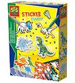 SES Creative DIY límmiðasett - risaeðlur