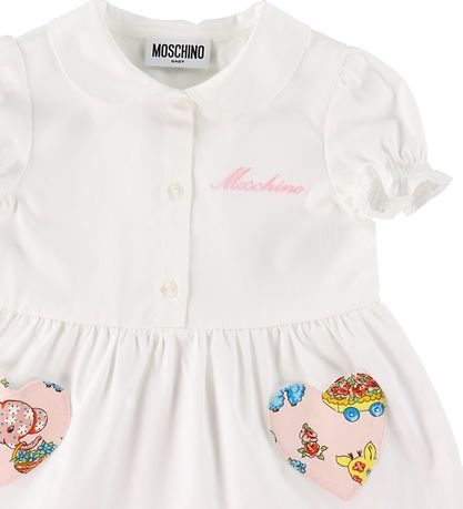 Moschino Mekko - Valkoinen, Sydämiä