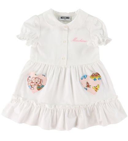 Moschino Mekko - Valkoinen, Sydämiä