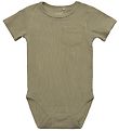 Petit by Sofie Schnoor Bodysuit k/æ - Rib - Dusty Green