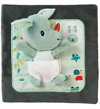 Lilliputiens Soft Book/Lærebog - Joe Knock Knock - Green