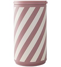 Design Letters Thermo Beker m. Rietje - 350ml - Stripe