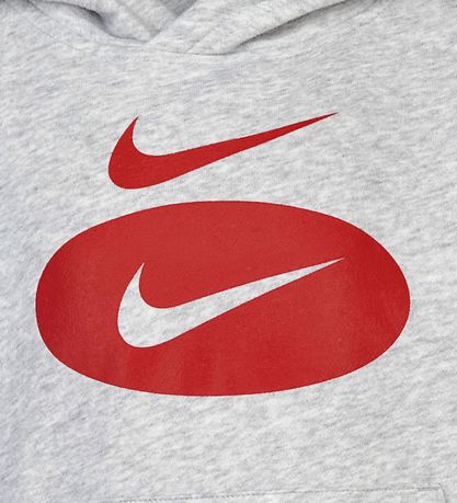 Nike Hoodie - Swoosh - Grey Heather