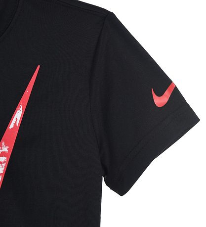 Nike Stuttermabolur - Dri-Fit - Svart
