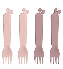 Done by Deer Cutlery - Fork - 4-Pack - Powder
