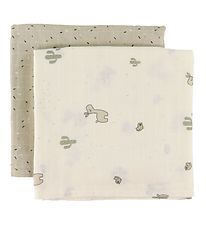 Done By Deer Fabric Muslin Cloths - 2-Pack - 120x120 cm - Lalee 