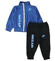 Nike Íþróttagalli- Cardigan/Buxur - Loft - Marina Blue