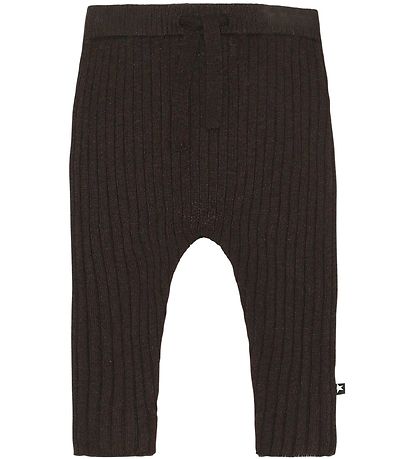 Molo Trousers - Knitted - Shadow - Deep Oak