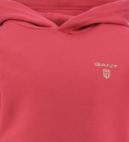 GANT Hoodie - Contrast Shield - Scarlet Red