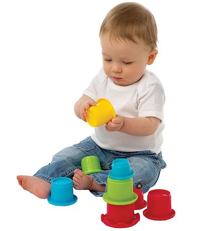 Playgro Stableleker - Stable kopper - 9 stk. - Flerfarget