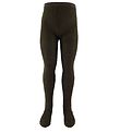 Molo Tights - Glitter Rib Tights - Deep Oak