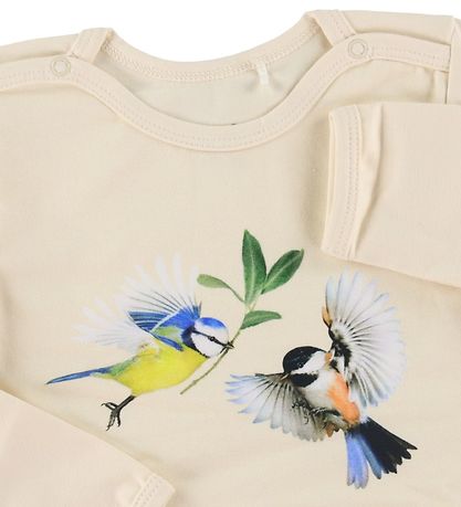 Molo Bodysuit l/s - Foss - Peaceful Birds