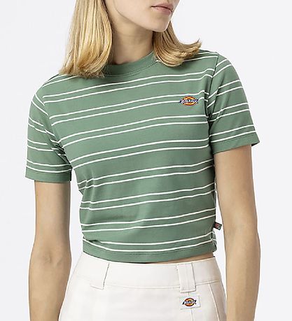 Dickies Stuttermabolur - Skera - Westover - Dark Ivy M. Rendur
