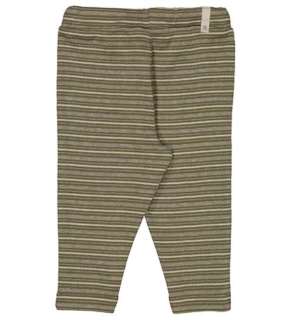 Wheat Trousers - Manfred - Heather Green Stripe