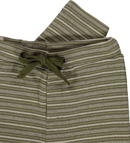 Wheat Trousers - Manfred - Heather Green Stripe