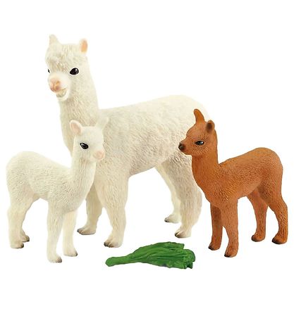 Schleich Wild Life - H: 8 cm - Alpakkafjölskylda 42544