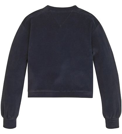 Tommy Hilfiger Velours Pullover - Rib - Desert Wolke