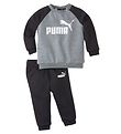 Puma Sweatset - Ace Raglan - Graumeliert meliert/Schwarz