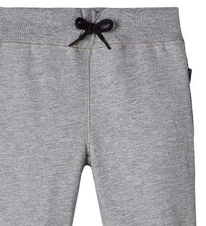 Name It Joggingbuxur - Núll - NkmSweat - Grey Melange