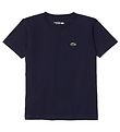 Lacoste Stuttermabolur - Dökkblátt