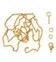 Collier av. Lettre Me&My BOX - I - Plaqué or