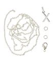 Collier av. Lettre Me&My BOX - X - Plaqué argent