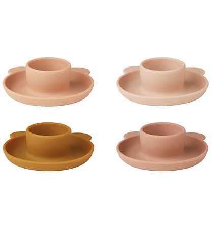 Coquetiers Liewood - Silicone - Janus - 4 Pack - M. Bear Rose Mu