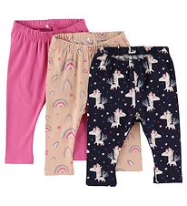 Name It Leggings - NbfDidina - 3 Pakki - Ibis Rose