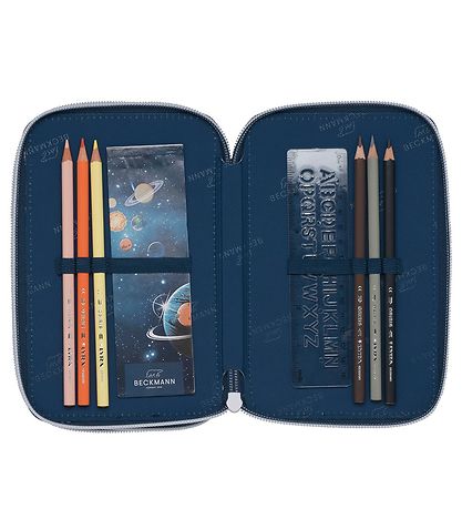 Beckmann Pencil Case w. Contents - Space Mission
