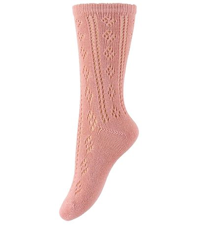 Minymo Socks - 2-Pack - Grey/Pink