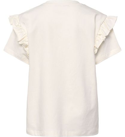Hummel T-shirt - hmlFlowy - Marshmallow