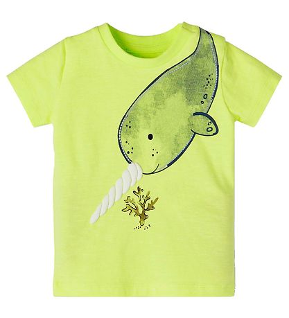 Name It T-shirt - NbmHeine - 2-Pack - Sunny Lime