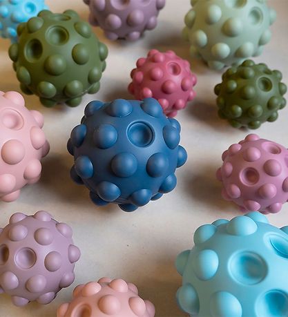 Tiny Tot Balls - Sensory Silcone Fidget Balls - 2-Pack - 7 cm - 