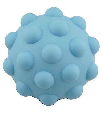 Tiny Tot Boll - Sensory Silicone Fidget Ball - 10 cm - Babyblå